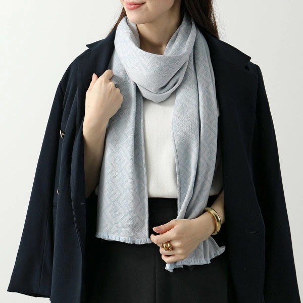 FF jacquard Wool Scarf