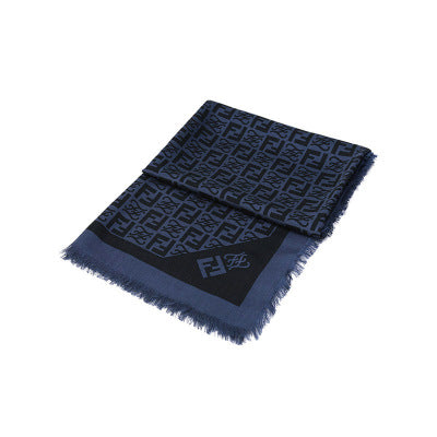 FF jacquard Silk Scarf
