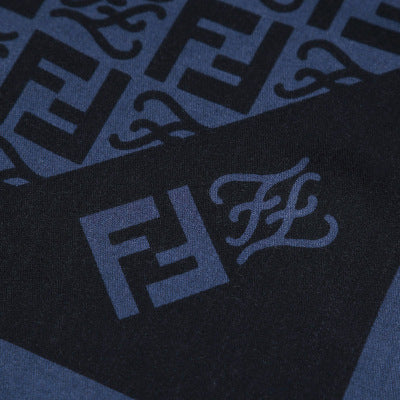 FF jacquard Silk Scarf