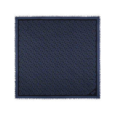 FF jacquard Silk Scarf