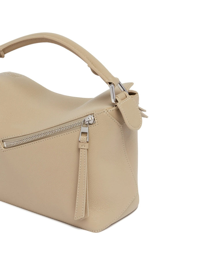 Small Puzzle Edge bag in soft grained calfskin