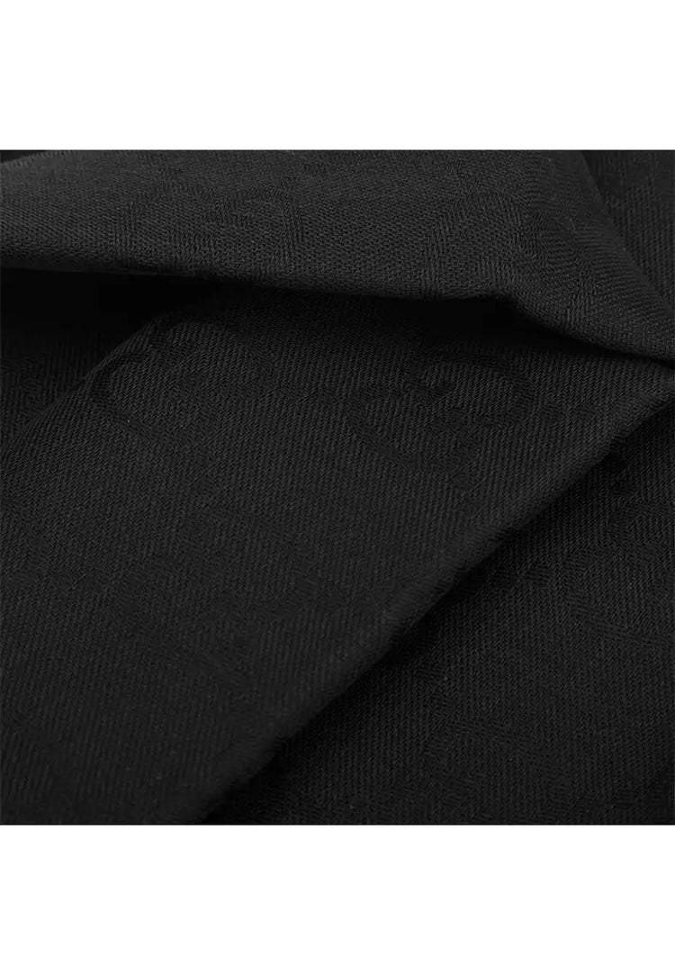 GG Logo Wool Silk Scarf (165904-3G646)