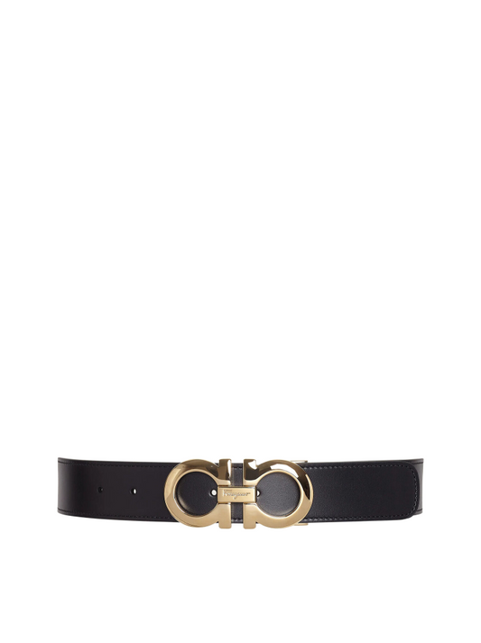 Reversible and adjustable Gancini belt (67-5542-586940)