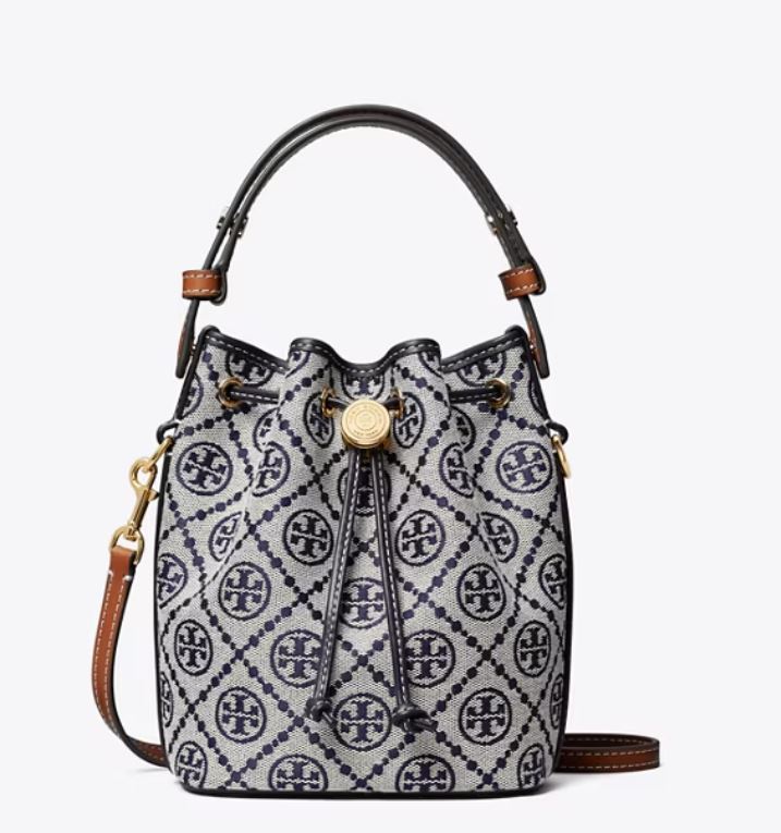 T MONOGRAM MINI BUCKET BAG