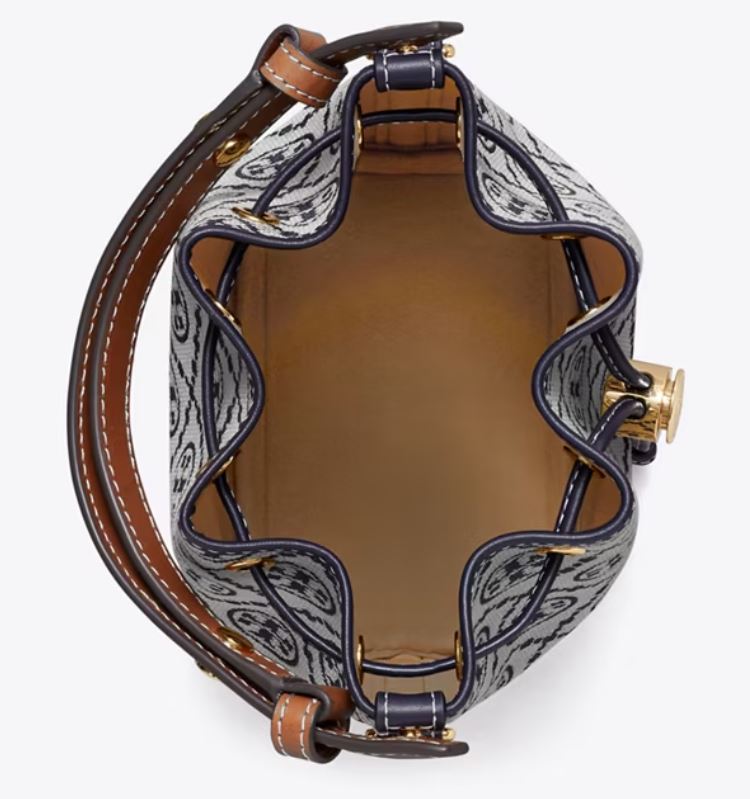 T MONOGRAM MINI BUCKET BAG