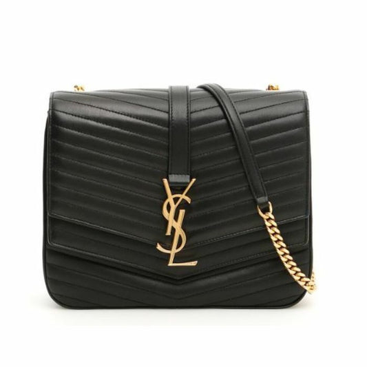 532652 BLACK CHAIN SHOULDER BAG