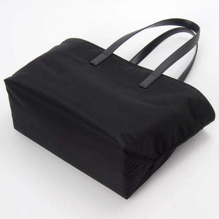 Re-Nylon and Saffiano leather tote bag