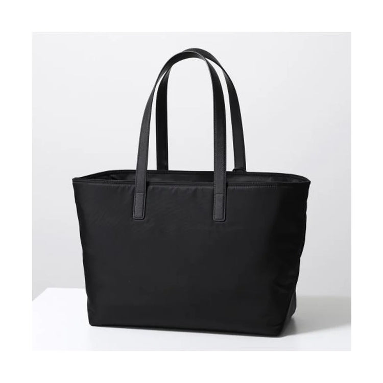 Re-Nylon and Saffiano leather tote bag