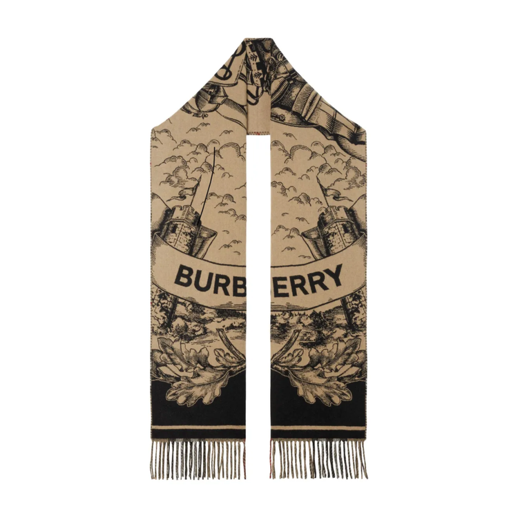 Reversible EKD Cashmere Scarf