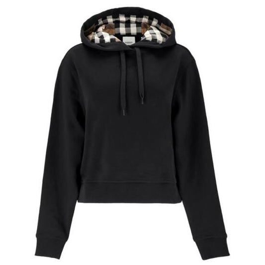 Talley Logo Checked Sweatshirt with Hoodie