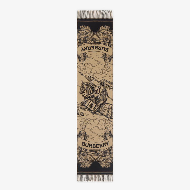 Reversible EKD Cashmere Scarf