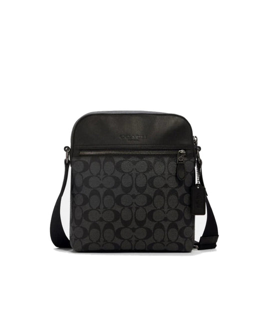 Coach Coach Bag Signature Gray Black