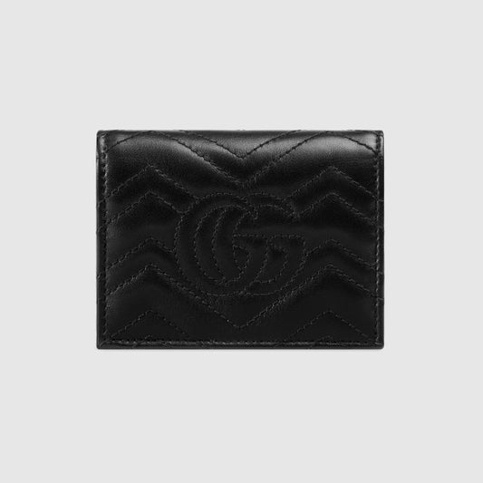 GG Marmont Leather Wallet (466492)