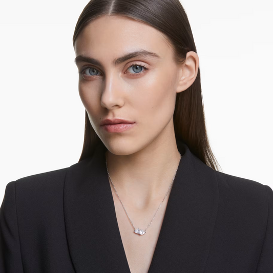 Mesmera Long Necklace with Crystal Heart Pendant (5517117)