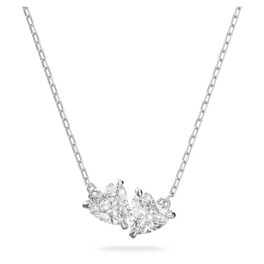 Mesmera Long Necklace with Crystal Heart Pendant (5517117)