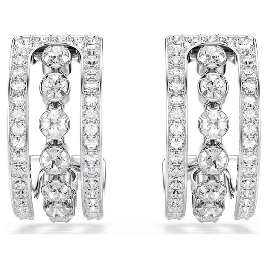 Crystal Pavé Hoop Earrings (5646725)