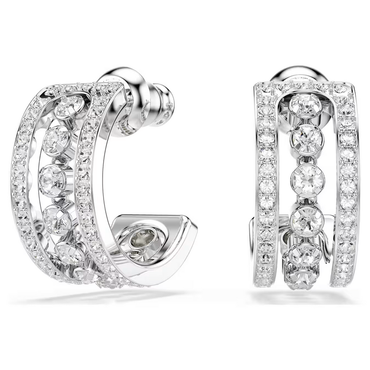 Crystal Pavé Hoop Earrings (5646725)