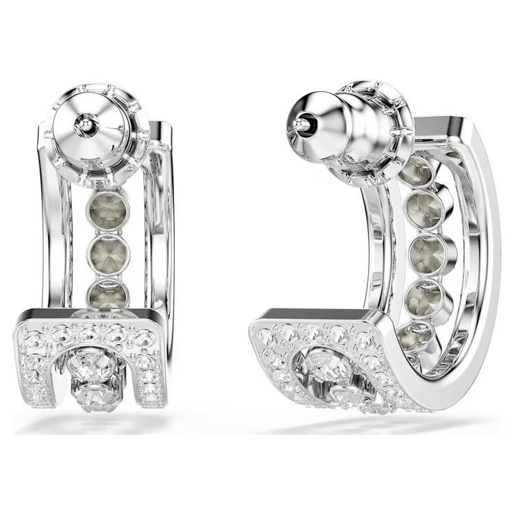 Crystal Pavé Hoop Earrings (5646725)