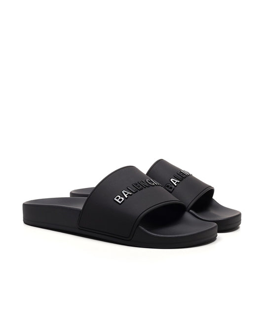 Balenciaga Pool Slides 'Black' 565826W1S841000