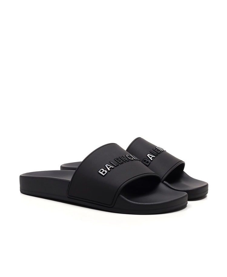 Balenciaga Pool Slides 'Black' 565826W1S841000