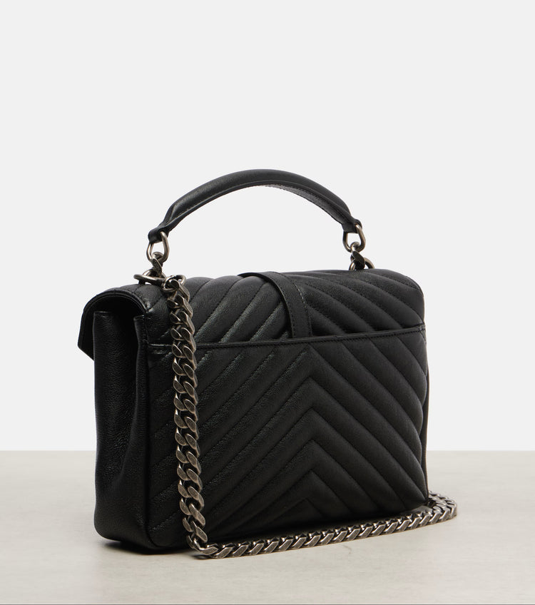 COLLEGE MEDIUM IN QUILTED LEATHER