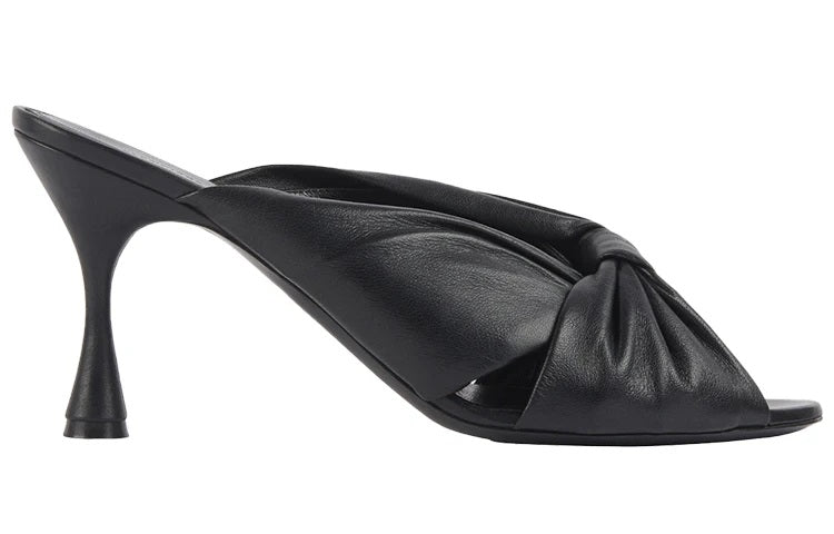 Balenciaga Small High Heels Black Slippers 617574WA2M01000