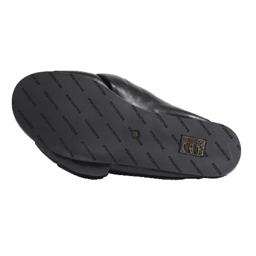 Drapey Flat Sandals - Black / 636576WA2M01000