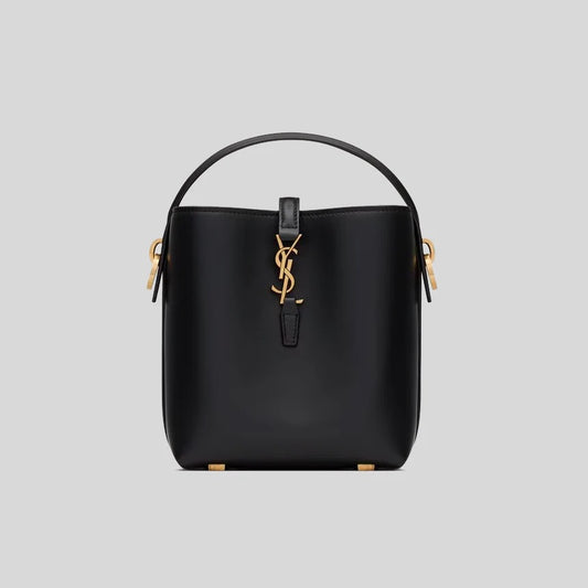 Mini Bucket Bag In Shiny