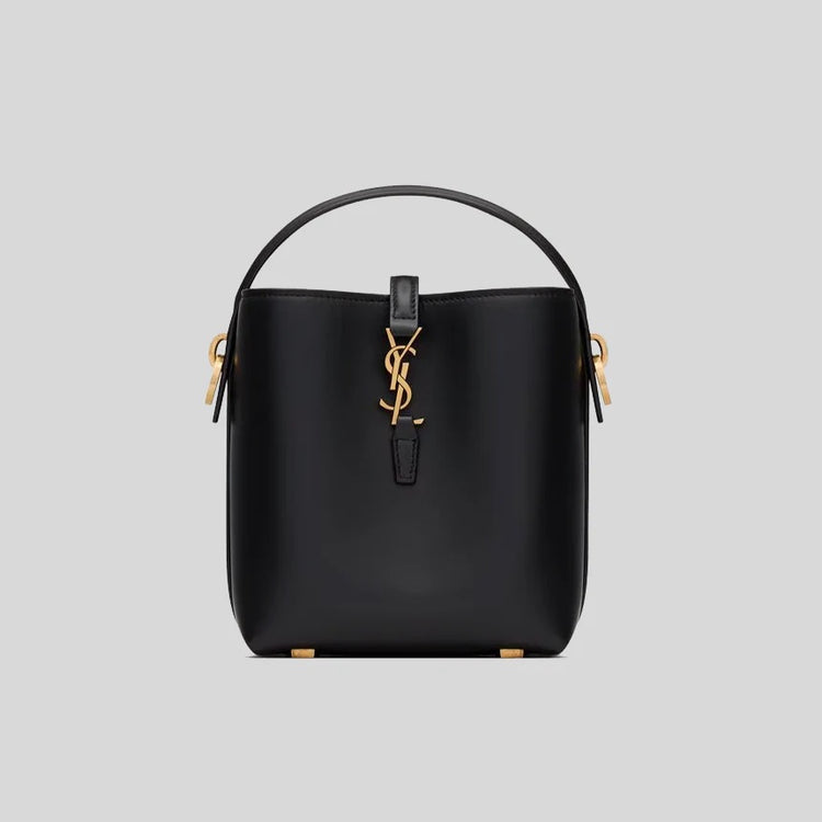 Mini Bucket Bag In Shiny