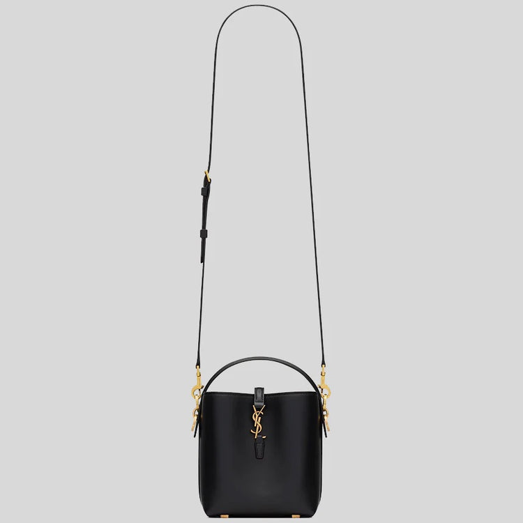 Mini Bucket Bag In Shiny