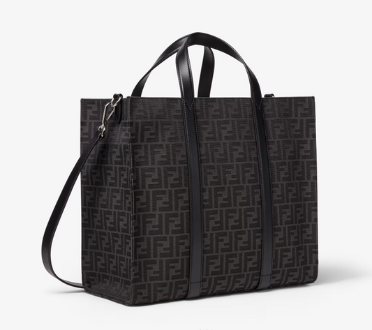 Jacquard ShopperFF jacquard fabric bag