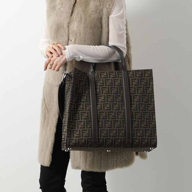 Jacquard ShopperFF jacquard fabric bag