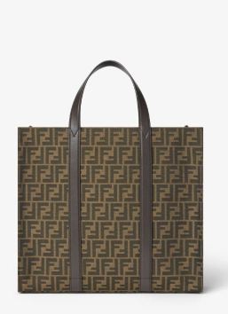 Jacquard ShopperFF jacquard fabric bag