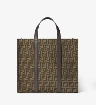 Jacquard ShopperFF jacquard fabric bag