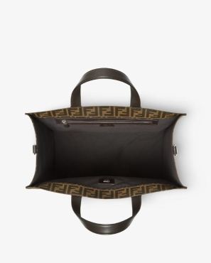 Jacquard ShopperFF jacquard fabric bag