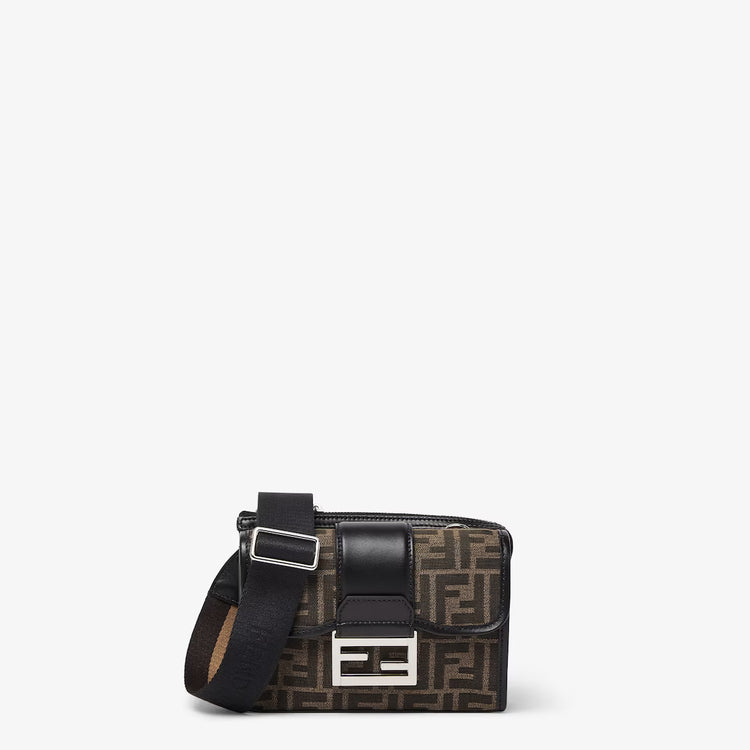 Brown FF Jacquard bag