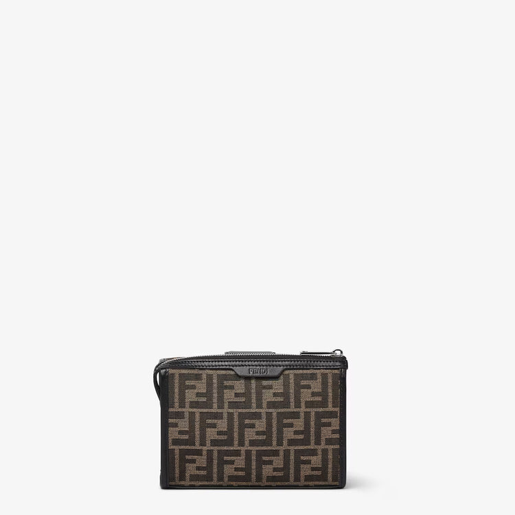Brown FF Jacquard bag