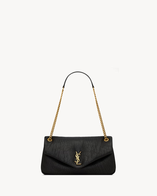 Calypso medium padded textured-leather shoulder bag