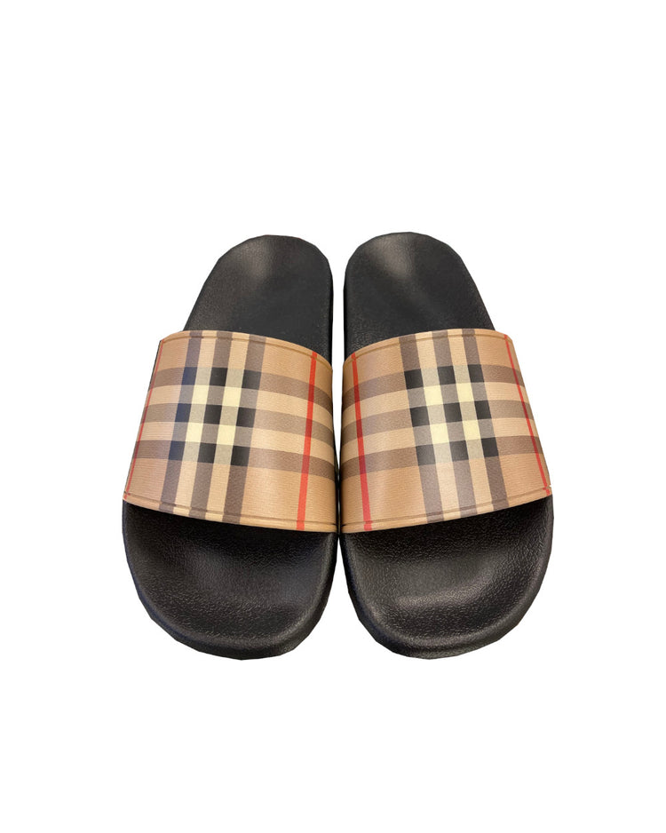 Vintage Check Slide Sandals