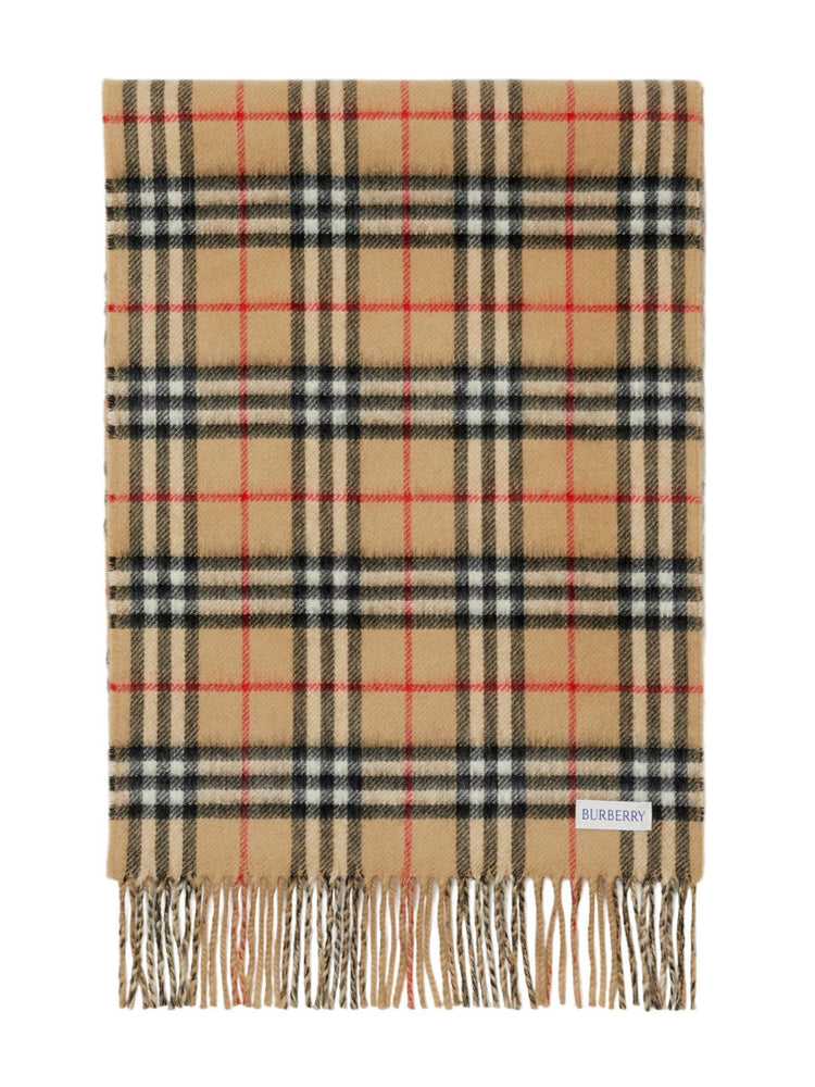 Burberry reversible cashmere check scarf