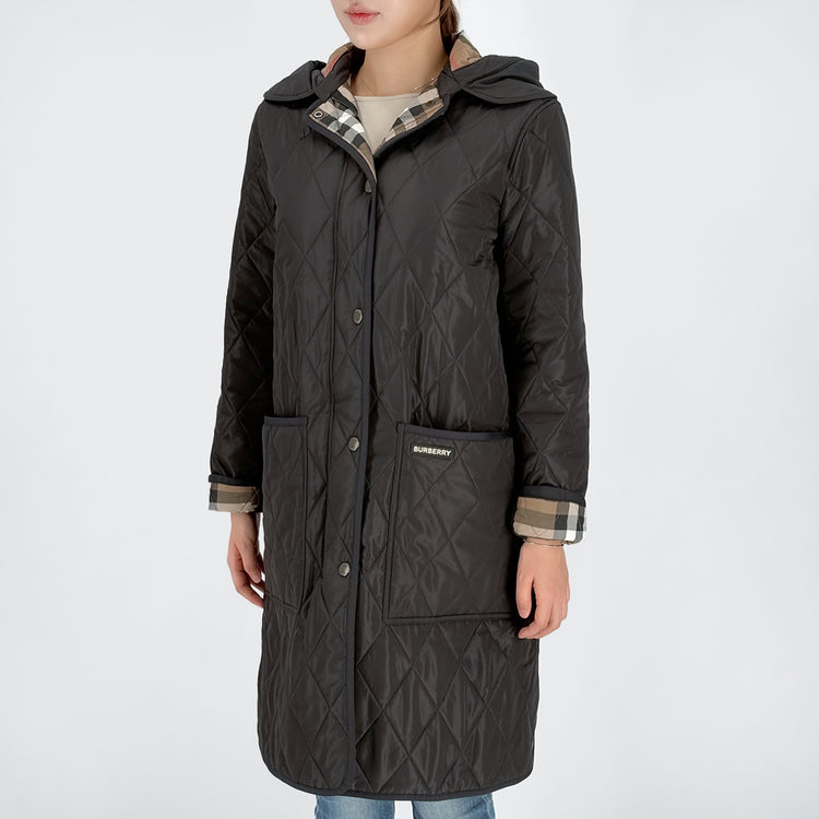 Quilted Jacket in Camel