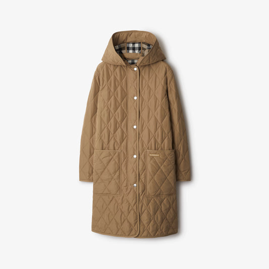 Quilted Jacket in Camel