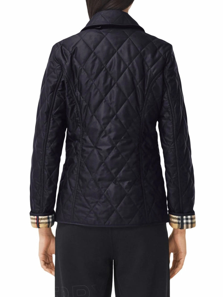 Quilted Jacket in Black