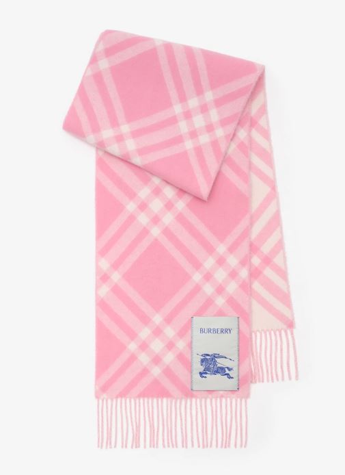 Check Cashmere Scarf 81240741