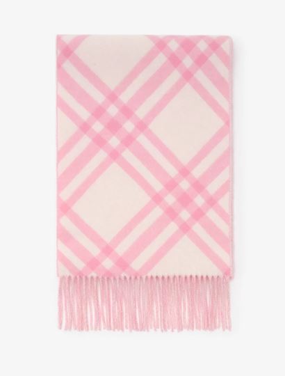 Check Cashmere Scarf 81240741