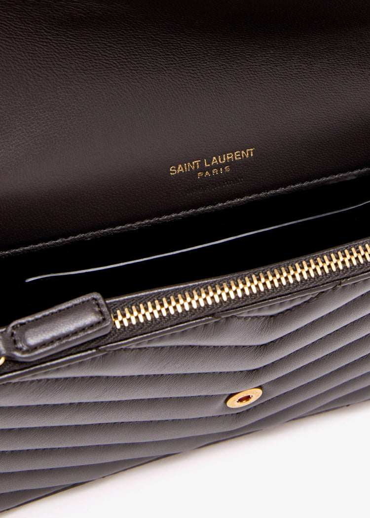 CASSANDRE envelope chain wallet in lambskin