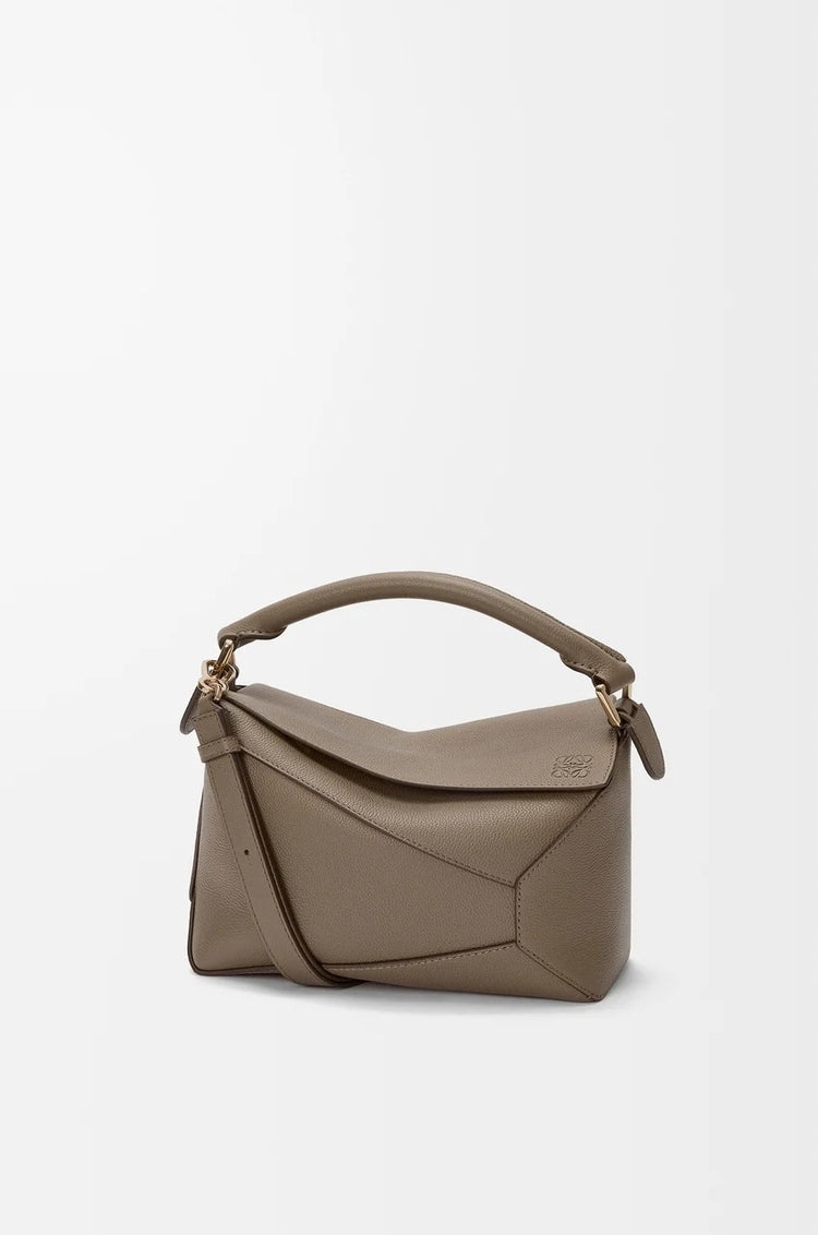 Small Puzzle Edge bag in soft grained calfskin