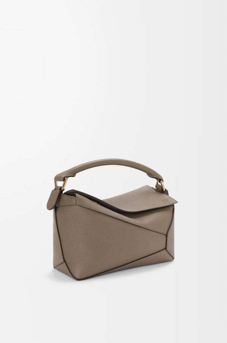 Small Puzzle Edge bag in soft grained calfskin