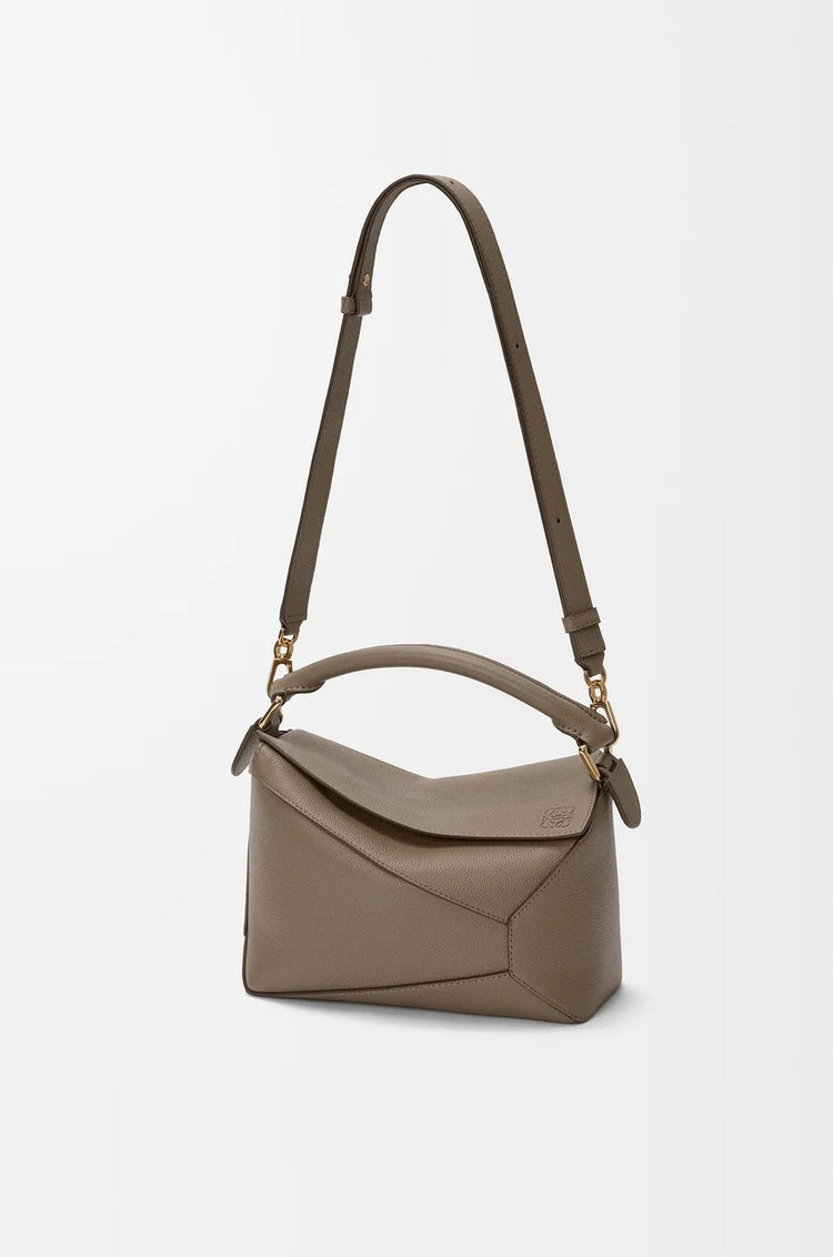 Small Puzzle Edge bag in soft grained calfskin