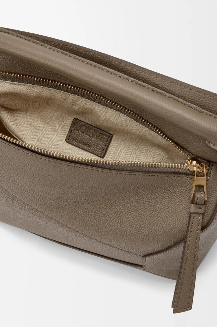 Small Puzzle Edge bag in soft grained calfskin